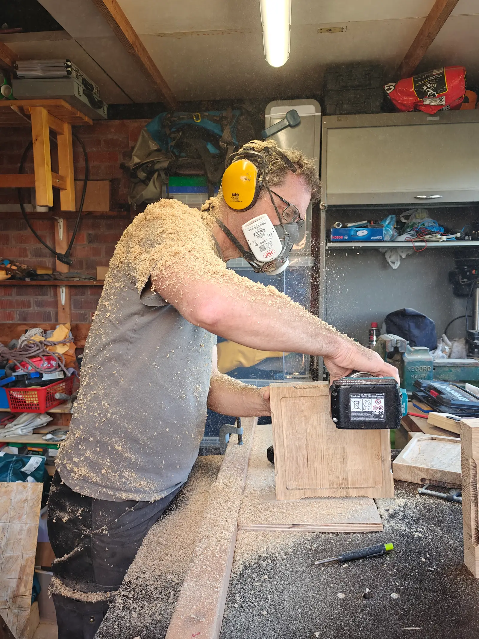Matt at work